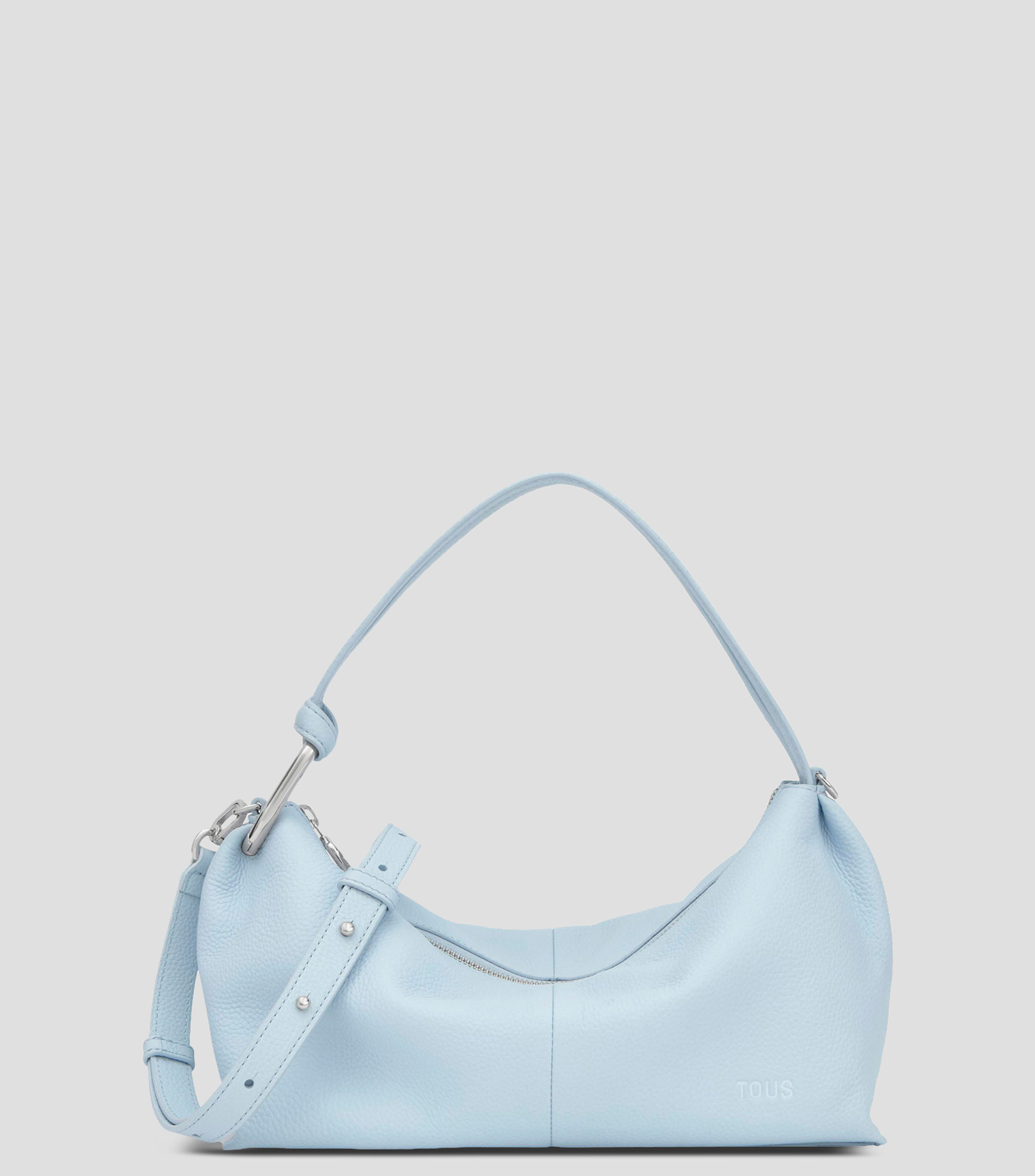 Bolsa bucket en piel Hold liso Mujer
